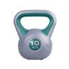 Hantla kettlebell inSPORTline Vin-Bell 10 kg ∙ powłoka winylowa ∙ gumowe podkładki ∙ stabilny chwyt ∙ antypoślizgowa